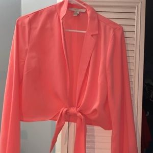 Women’s long sleeve crop top